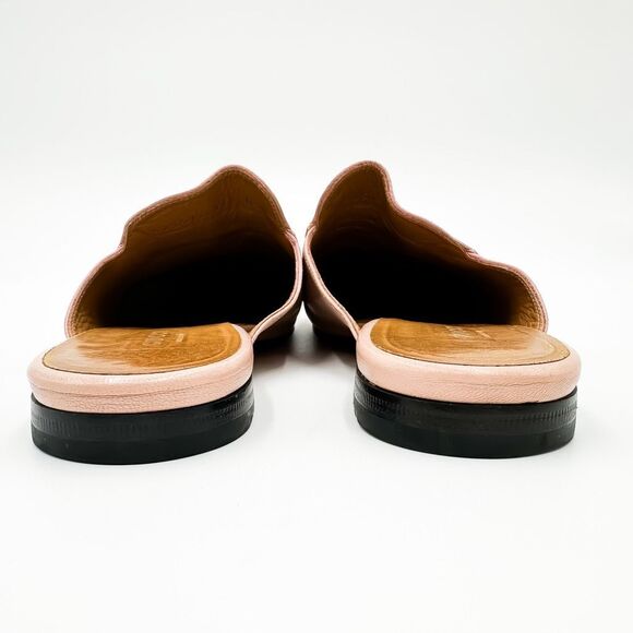 Gucci Pink Leather Flats with Horsebit Detail - Picture 6 of 15